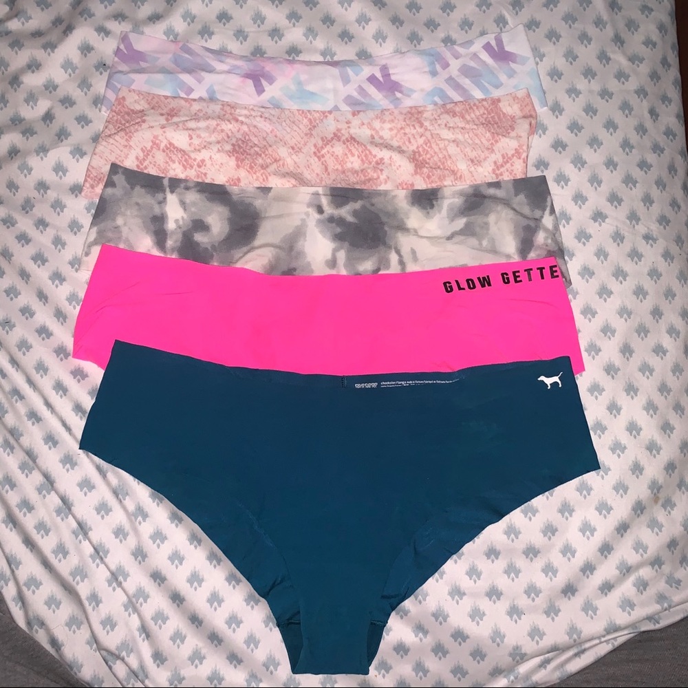 NWOT PINK VS Cheekster & Thong Panties